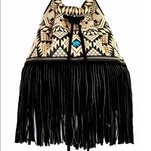Ecote Fringe Bucket Bag